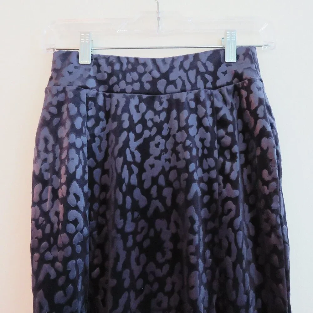 KILLSTAR Nine Lives Skirt in Purple Plum Gothic Maxi Burnout Velvet Size XS NWT - Picture 4 of 16